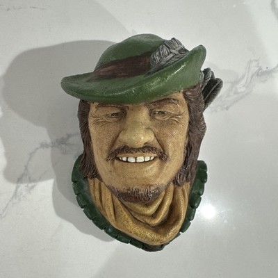 Bossons 1985  ROBIN HOOD Chalkware Head CONGLETON England