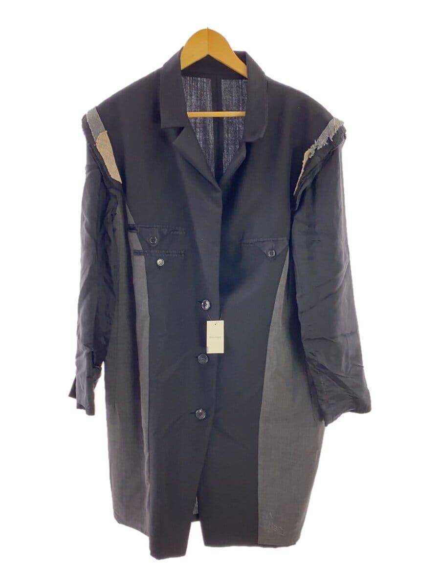 ALTRA LIMI feu altro cappotto reversibile con parti sporche S lana Nero LV J19 101