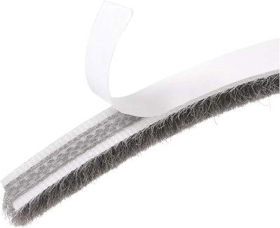 TA-VIGOR Weather Stripping 0.35'' Width X 0.2'' Thick X 16.4 Ft Length with Adhesi
