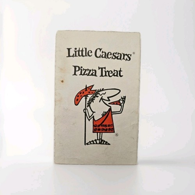#ad RARE Vintage 1970s Little Caesars Pizza Treat Mini Paper Menu Troy Michigan USA $99.00