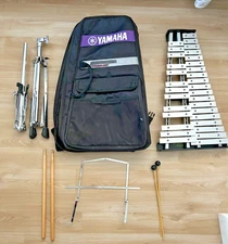 Yamaha SPK-275 Xylophone, case, Finest 2B sticks, mallets, stand, music holder