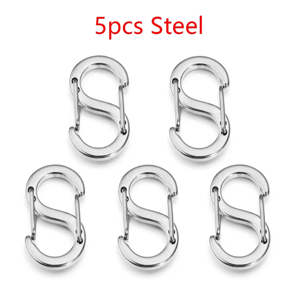 2-5pcs Stainless Steel Letter S Buckle Gold Lobster Clasps for DIY Jewelry UK