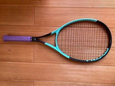 HEAD BOOM TEAM L 2024 Tennis Racket Black/Mint G2 with Gosen Egg Power 17 String