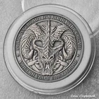 Draco -Destiny Knight - 1oz .999 antiqued silver round (39mm)