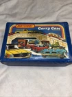 Vintage Matchbox 24 Car Carry Case Blue 1978 Lesney w/ Trays Intact!