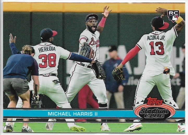 2023 Topps Stadium Club Michael Harris #113 Rookie 1991 Design Variation SP