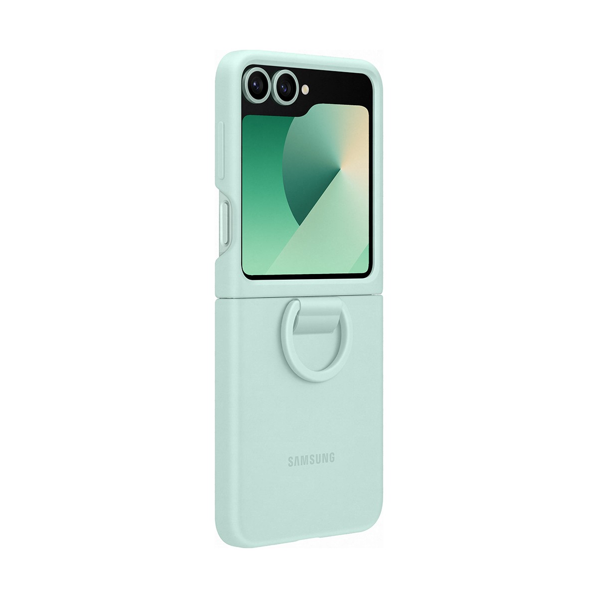 Coque antichoc Galaxy Z Flip 6 avec anneau anti-chute et charge sans fil