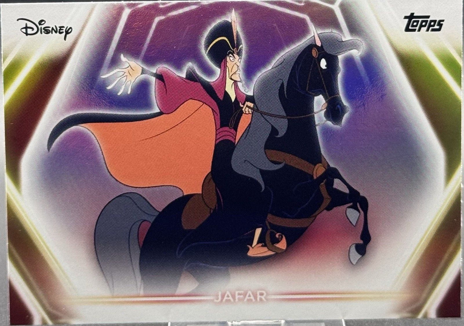 Jafar 2026 Topps Neon Disney Foil Holo Rainbow Foil #30