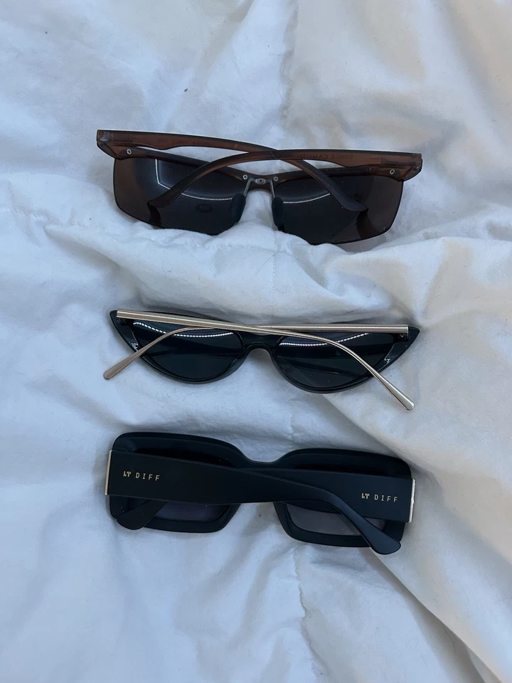 Paquete de 3 pares de gafas de sol de diseñador nuevas Foto 2 de 2
