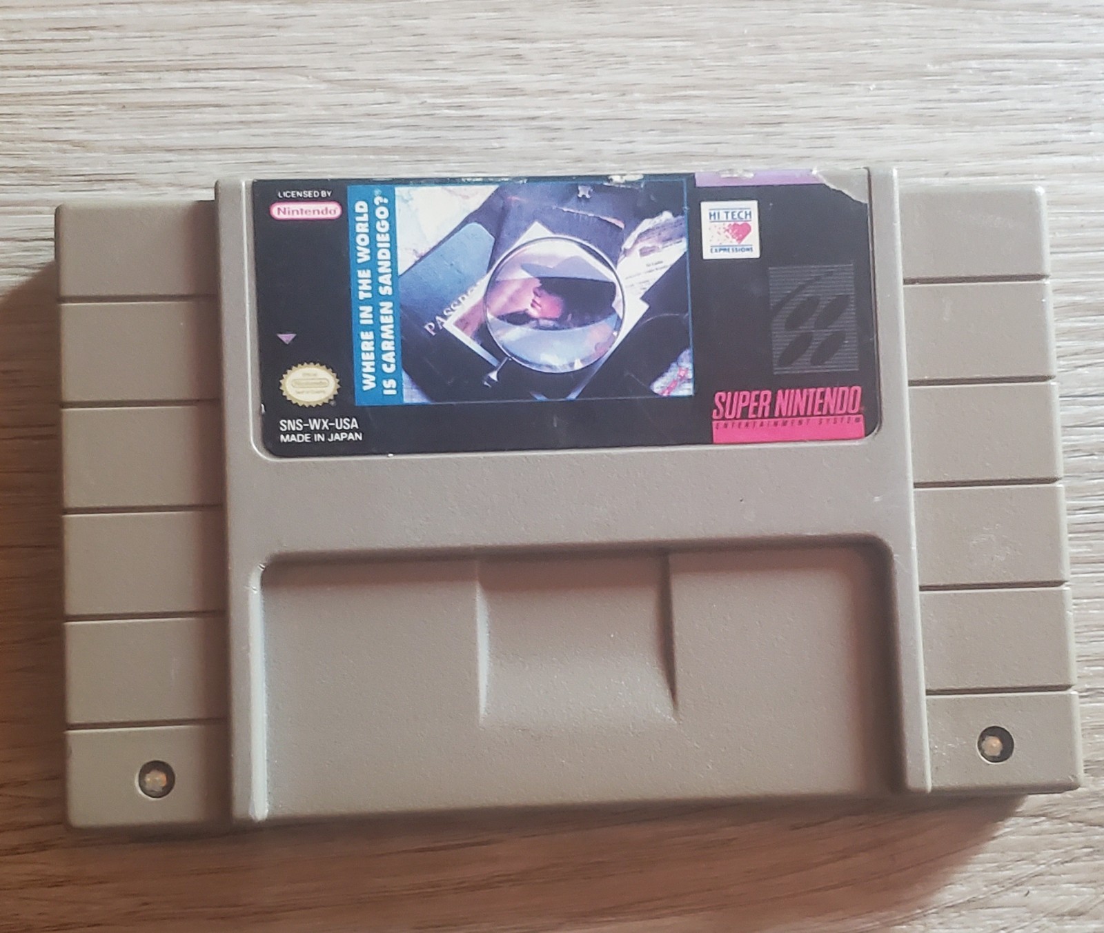 Where in the World Is Carmen Sandiego (Super Nintendo, 1993)