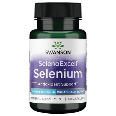 Swanson Selenoexcell Selenium 200 mcg 60 Capsules Clean - Immune Balance Support