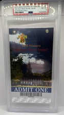 2015 World Meeting Of Families Benjamin Franklin Parkway Papal Mass Ticket PSA 8
