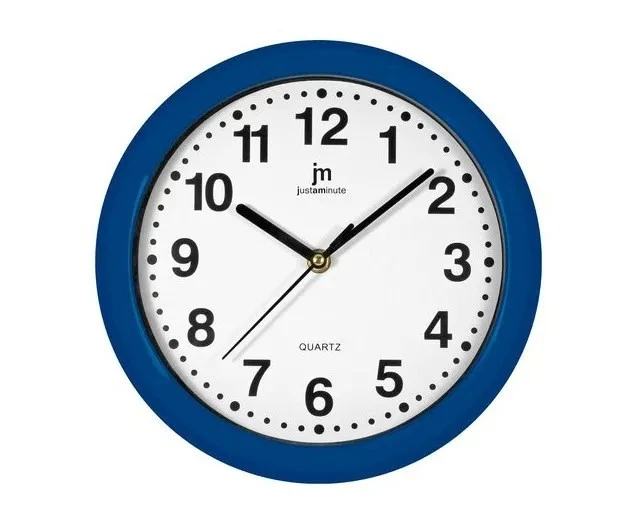 LOWELL Orologio da Parete ø 25 cm Movimento Continuo Colore Blu