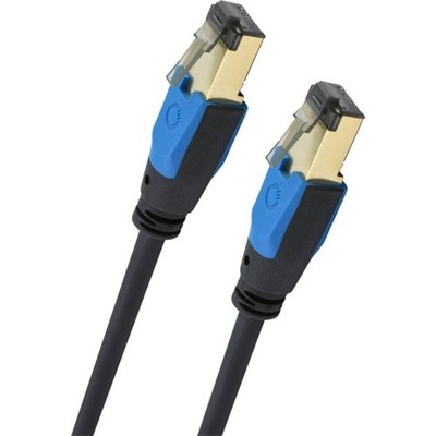 Oehlbach D1C19355 RJ45 Patchkabel CAT 8.1 5.00 m Schwarz 1 St.