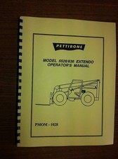 Pettibone Forklift 5528 636 Operators Manual
