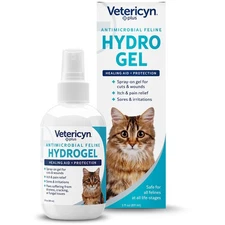 Vetericyn Plus Cat Wound Care Hydrogel Spray | Feline Healing Aid And Protectant