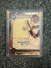 Topps 2022 Museum Collection Manny Machado Padres Base Relic and  Auto /10