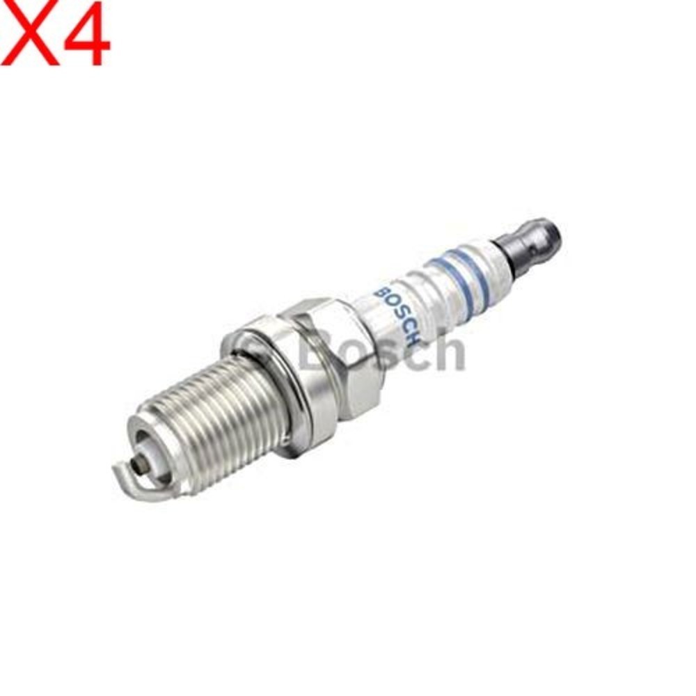 BOSCH Spark Plug 4pcs For MINI RENAULT ROVER SAAB SEAT SMART 0.6-4.2L 1977-