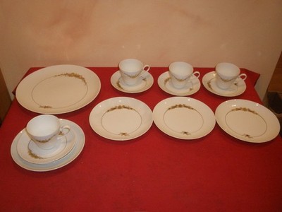 Rosenthal Romanze Dur Handgemalt  1  Kaffeeservice 13 tlg neuwertig + Platte