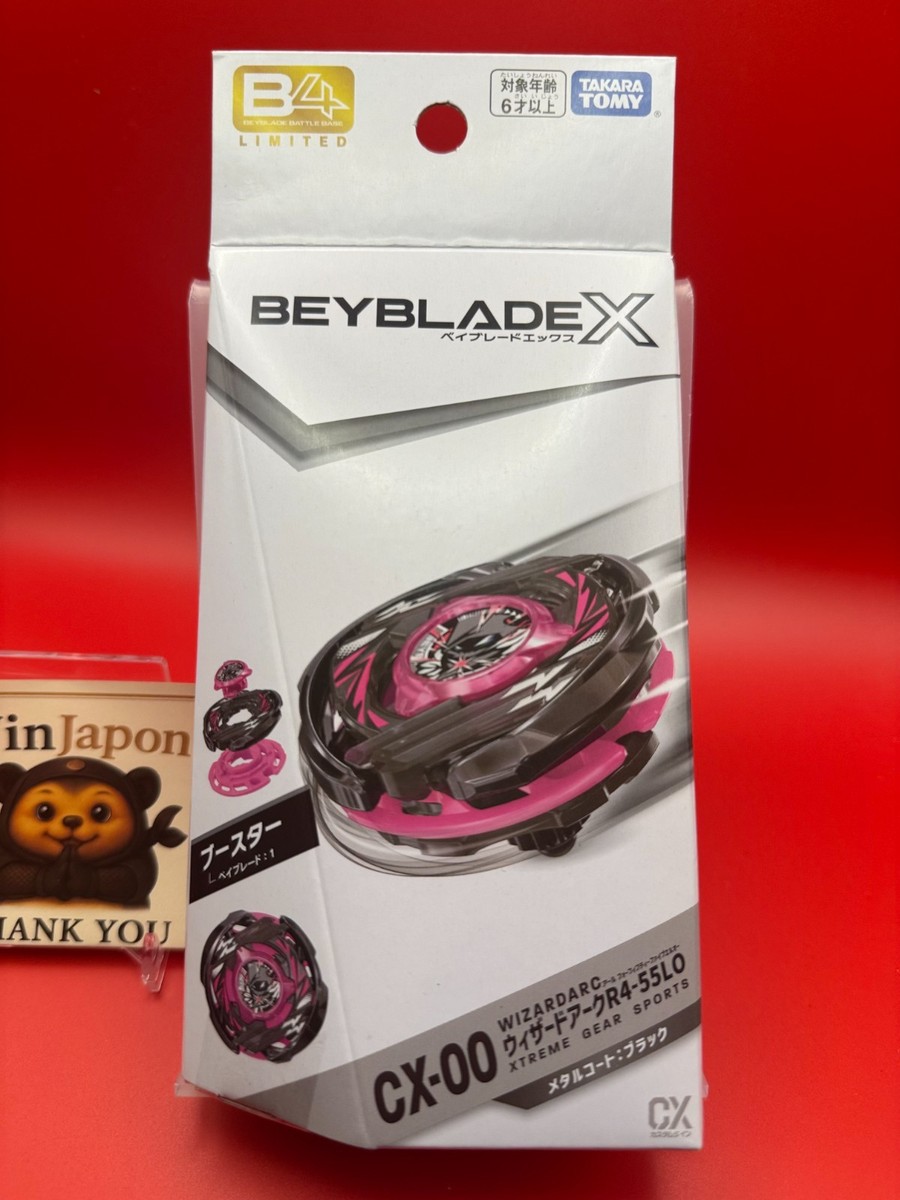 Beyblade X CX-00 Wizard Arc R4-55LO Metal Coat Black from japan