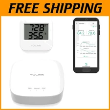 Long-Range LoRa Temperature and Humidity Sensor with Smartphone Alerts & Hub