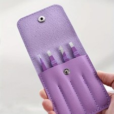 4pcs Stainless Steel Precision Tweezers Set for Eyelash Eyebrow Makeup