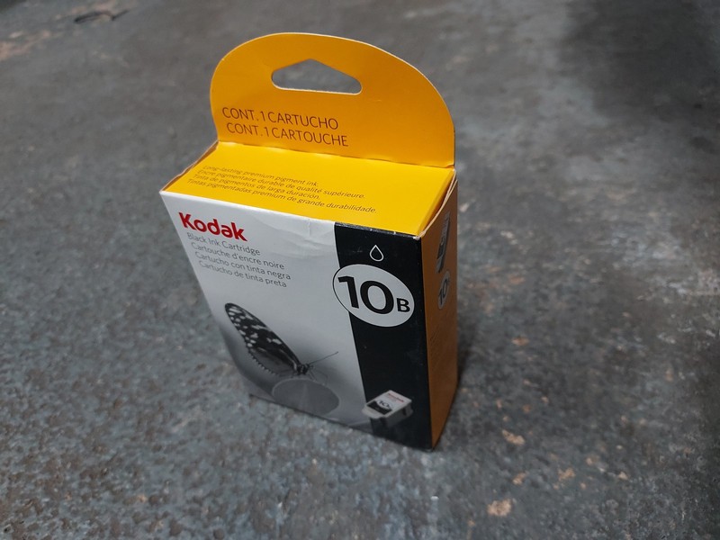 Kodak 10B Black Ink Cartridge (1163641). NIB