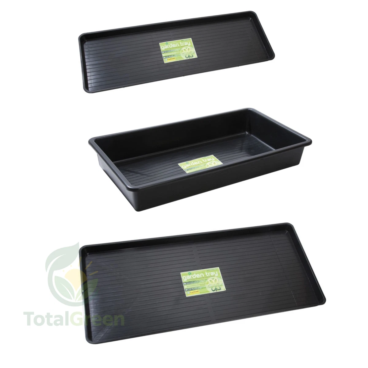 Ecopots Sottovaso Rettangolare Moderno In Plastica Riciclata, Grigio Scuro, 53,3 Cm Per Interni/Esterni - 2