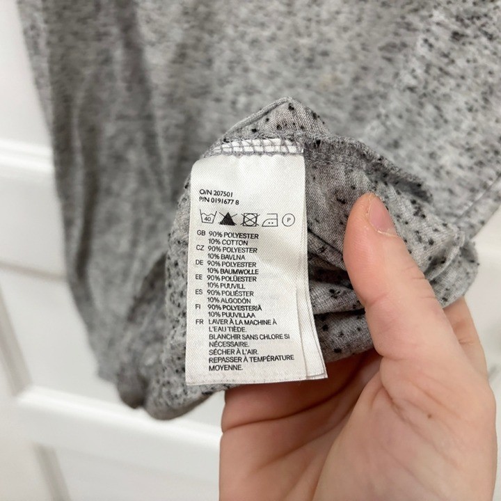 H&M Marled Gray Women's Tank Top - Sz Small thumbnail 4