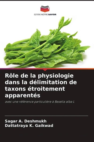 RôLe De La Physiologie Dans La DéLimitation De Taxons éTroitement ApparentéS-image