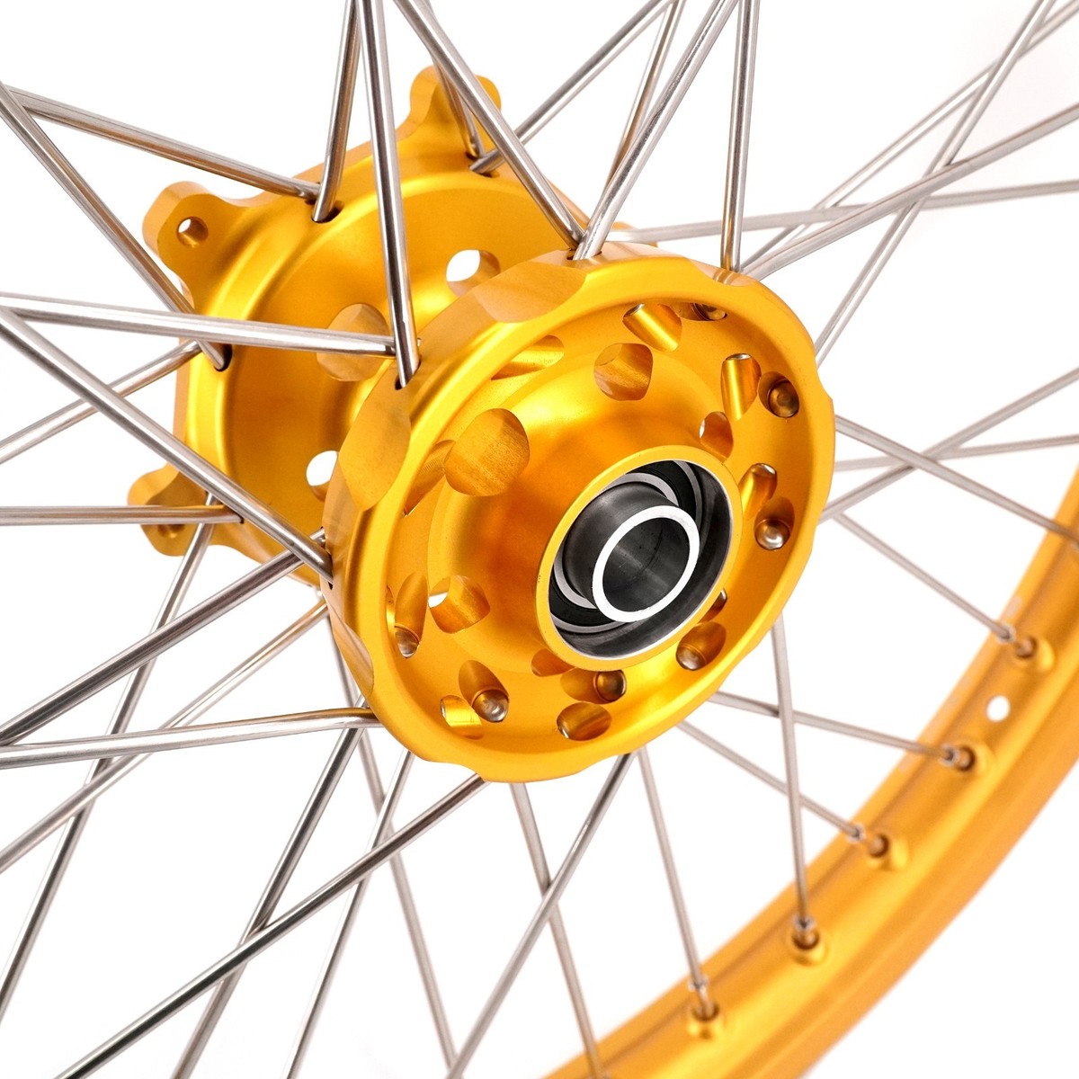1996-2008 Suzuki RM250 RM125 KKE 21/19 Gold Rims Wheels Set for