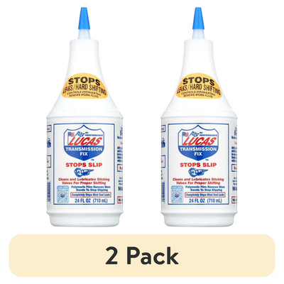 Lucas 10009 Transmission Fix, Stops Slip, Performance Additive, 24 Oz (2 Pack)