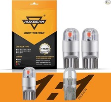 T10 194 LED Bulbs Red, Super Bright Non-Polarity W5W 168 2825 Car Interior -Red