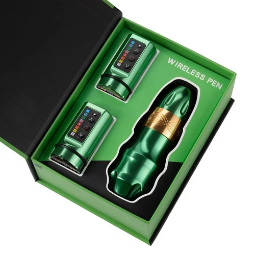 EXO Professional Wireless Tattoo Pen Machine Powerful Coreless Motor 2400mAh kit - product listing photo