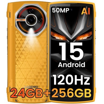 LAGENIO Panther 2 Pro 4G Robust Smartphone 24GB+256GB Android 15 5150mAh NFC6,7''