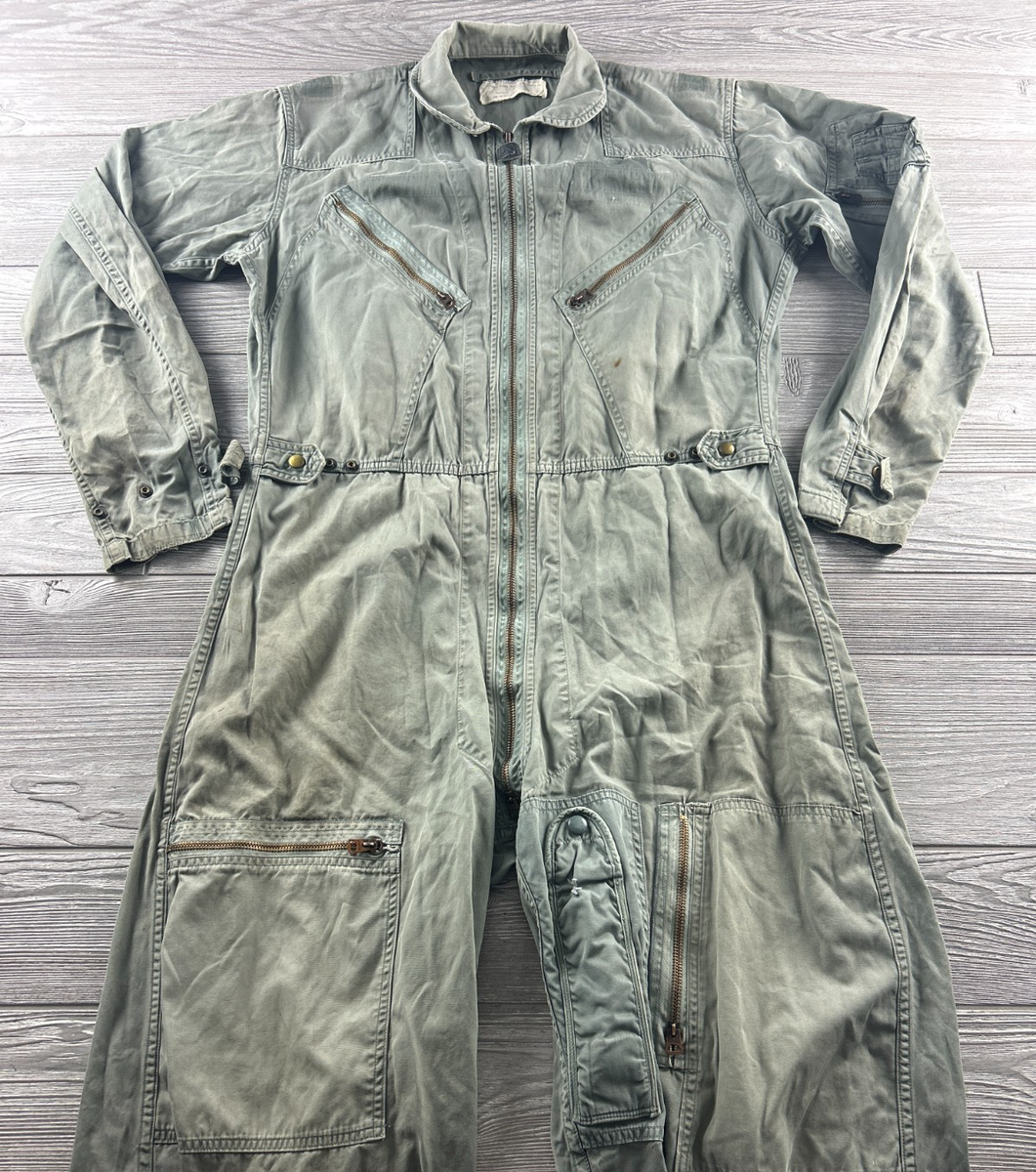1960s VINTAGE VIETNAM USAF COVERALL FLYING MEN'S VERY LIGHT K-2B