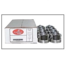 Hypereutectic Coated Flat Top Pistons For Chevrolet Gen Iii Iv 6.0l Lq9 Ls2.