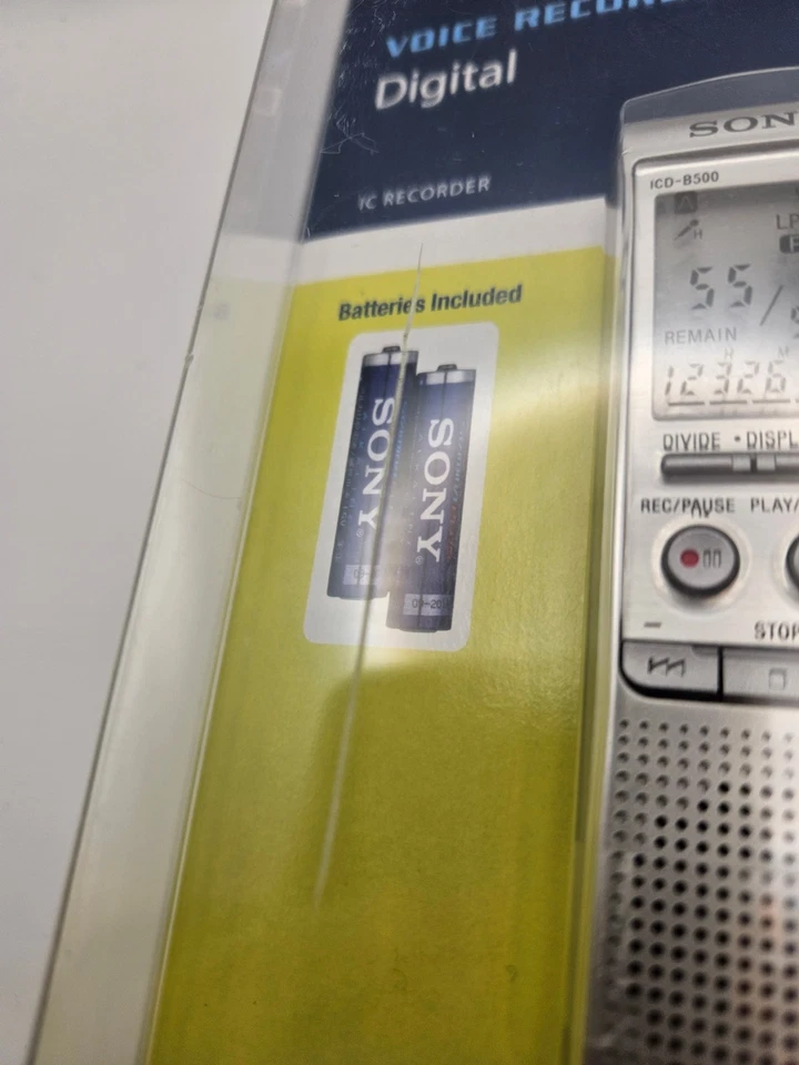 Sony ICD-B500 Digital Voice Recorder with 256 MB Built-in Flash Memory NEW READ - Image 4 of 4
