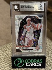 2024 Panini Prizm WNBA #118 Dijonai Carrington White Sparkle Sun SP BGS 9