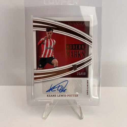 2022-2023 Panini Immaculate Keane Lewis-Potter Modern Marks Auto /99 Brentford