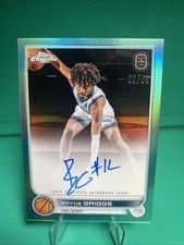 2022-23 Topps Chrome OTE Overtime Elite Aqua Refractor /99 Bryce Griggs Auto