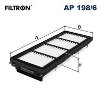 Luftfilter Filtron AP 198 6 FÜR Hyundai Ansaugluftfilter
