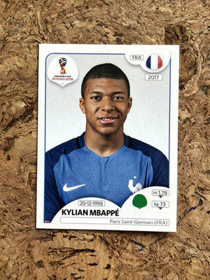 Kylian Mbappe World Cup 2018 #209 France Real Madrid Rookie RC Rare Star Soccer