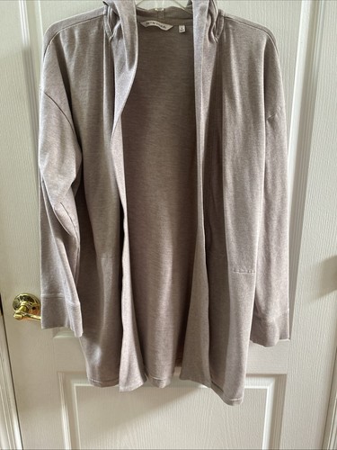 Soma 24/7 Women’s Hooded Tunic with Pockets Size L, Heathered Mauve