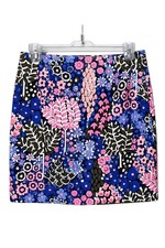 Talbots Women's Knee Length Skirt Straight A-line 8 Floral Lined Preppy NWOT