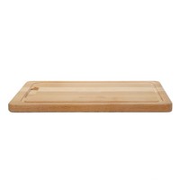Schneidebrett Aus Buchenholz, Rechteckig, Mit Saftrille, 32 X 21 Cm, Kesper