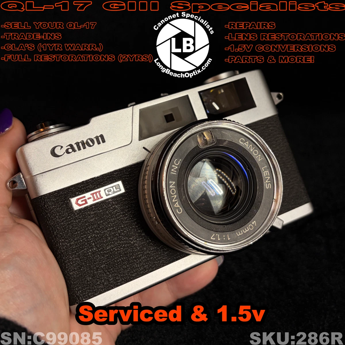 25+ Canon Canonet Ql17 for sale | Updated Oct 2026