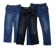 Jumping Beans / Cat  Jack Toddler Boy Lot Of 3 Skinny Jeans Blue Black Sz 4T