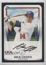 2011 Bowman Draft Prospects Nick Ciuffo #BDPP94 2u3