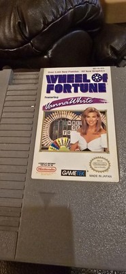 GameTek Wheel of Fortune: Featuring Vanna White NES Over 2,000 New Puzzles